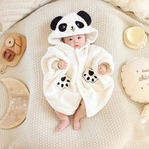 Cape cloak baby newborn children shawl autumn and winter outdoor baby coat infants and young children go out windproof