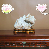  Lingbi stone jade fossil Natural Taihu stone decoration Small stone Town house water absorption stone Taishan Qishi guarantee