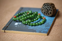 (Garden dream)Natural jasper old material spinach green bracelet a few pieces (special price)