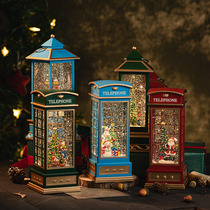 Santa Claus Snow Music Box Music Box Crystal Ball Fantasy Decoration Children Girls Birthday Gift