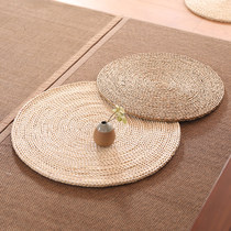 Bushel Cushion Ground Grass Mat Corn Leather Woven Cushion Beating Cushion Busweed Mat Floor Mat tatami Japanese style