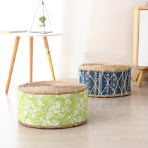 Grass Weave Bushel Cushion Thickened Tatami Sat Mound Ground Pier Mat Woven Cushions Ground Buscushion Living-room Mat Home