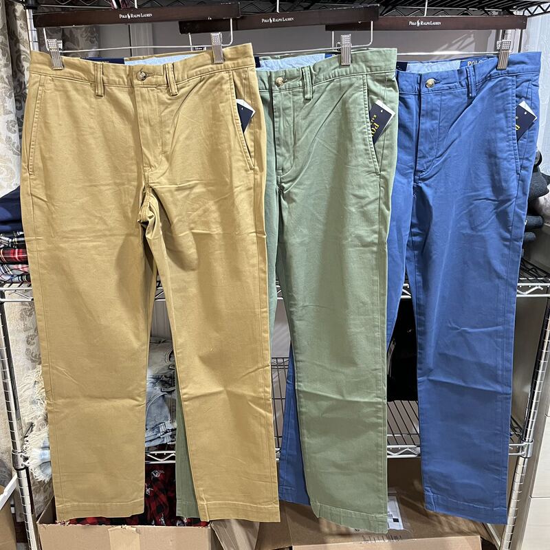 【Wenwen in Canada】Men's Ralph Lauren Casual Pants Straight-Leg Loose-Fitting Long Pants