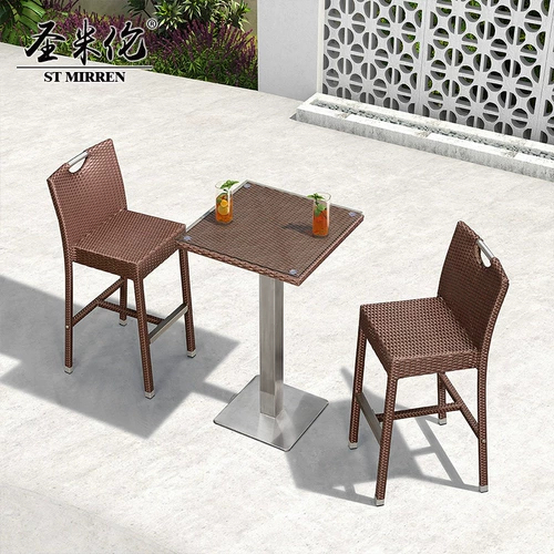 Бар Стул Домашний Бар Стол, стол и стул Комбинированные балконы табуретки с высоким содержанием фут.