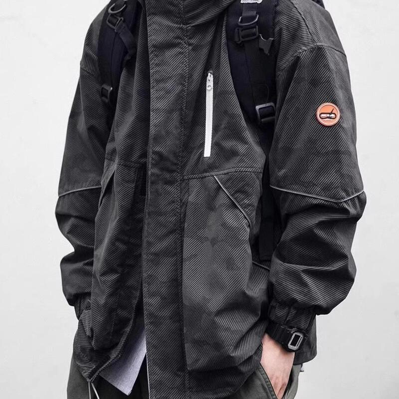 American Trendy Gray Camouflage Jacket Men's Spring & Fall New Outdoor Sports Windproof Work Jacket Loose Jacket American Trendy Gray Camouflage Jacket Men's Spring & Fall New Outdoor Sports Windproof Work Jacket Loose Jacket
