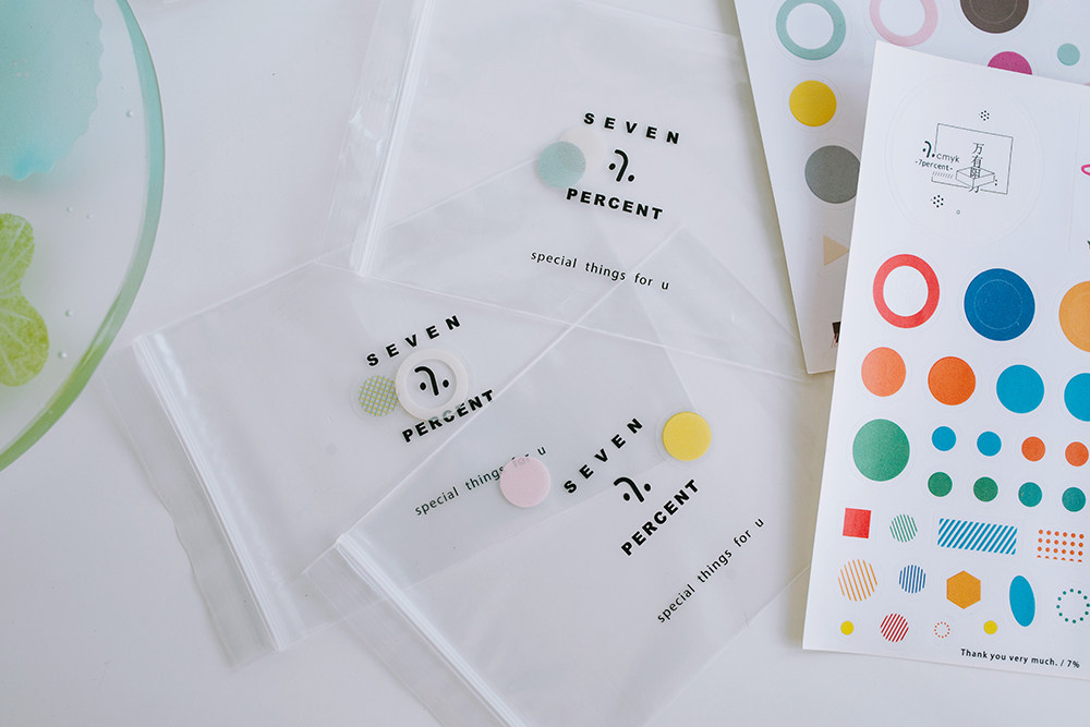 7% sevenpercent PE self-proclaimed bag packing bag 100 only