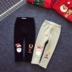 Giáng sinh Giáng sinh Elk Santa Claus Family Plus Plus Nhung Mẹ và con gái Quần legging Quần âu