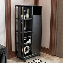 New Chinese Dining Side Cabinet Modern Chinese Solid Wood Living Room Dining Room Decoration Cabinet Single Door Lockers Home Furnishings Customize