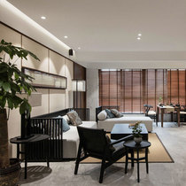 New Chinese Solid Wood Corner Sofa L Type Noble Princess Composition Zen style board room clubhouse furniture light and luxurious