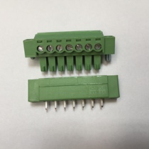 Plug-in terminal connector 15EDGK with fixed hole with ear 3 81MM 300V 2P-16P