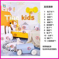 Childrens delivery real scene Production self-assembly photography Photo studio store photo Nordic Korean props New