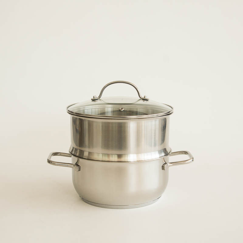 (G10) 304 stainless steel double ear stew pot 18 20cm healthy uncoated food supplement pot exported to Korea