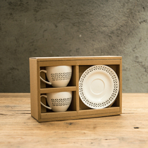 (LZ Lu*) Original box original standard hollow exquisite glaze exquisite light luxury coffee cup set set box gift water cup