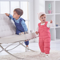 Male and female baby pants female children children down pants inside and outside wearing male baby thickened warm winter clothes