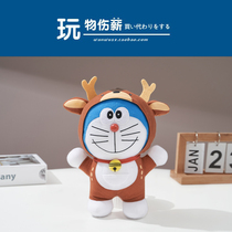 Japanese doraemon doraemon Nara limited robot cat deer coat Dingling cat Plush Doll Doll
