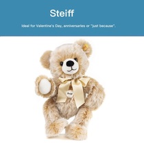 German steiff original genuine teddy bear collectors edition golden teddy bear doll plush toy