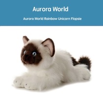 American Aurora World original genuine cute Siamese cat doll pussy toy