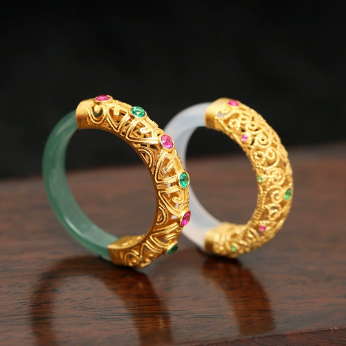 Натуральная изумрудная реплика, кольцо, инкрустация камня, браслет, ожерелье, подвеска, аксессуары