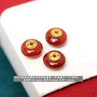 91# серебряные золотые бусины на южной красной тарелке