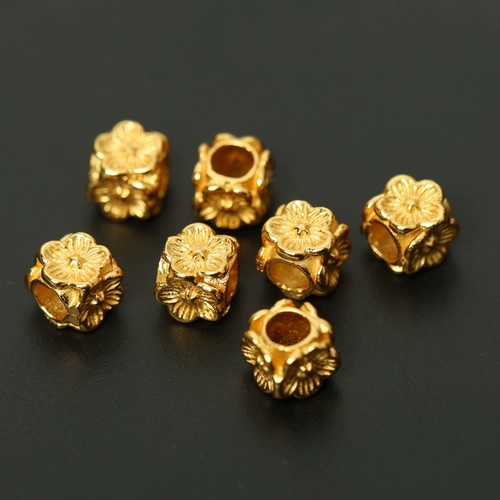 Квадратный браслет с одной бусиной, бусины, аксессуар, аксессуары, серебро 925 пробы, золото 24 карат