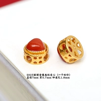 Красный аксессуар, серебро 29 пробы