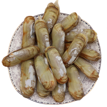 Razor Clams Fresh Big Clams Sea Clams Fresh Bamboo Razor Clams Double-headed Razor Clams Sea Shell Clams Net weight 4 kg