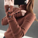 2023 autumn new slim-fit long-sleeved high-necked knitted bottoming shirt women's tight-fitting sweater women's inner wear autumn and winter tide