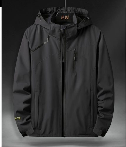 Осенняя мужская дорожная тонкая ветрозащитная водонепроницаемая куртка для работы для влюбленных, делается под заказ, с печатью вашего логотипа