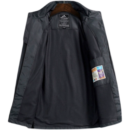 Осенняя мужская дорожная тонкая ветрозащитная водонепроницаемая куртка для работы для влюбленных, делается под заказ, с печатью вашего логотипа