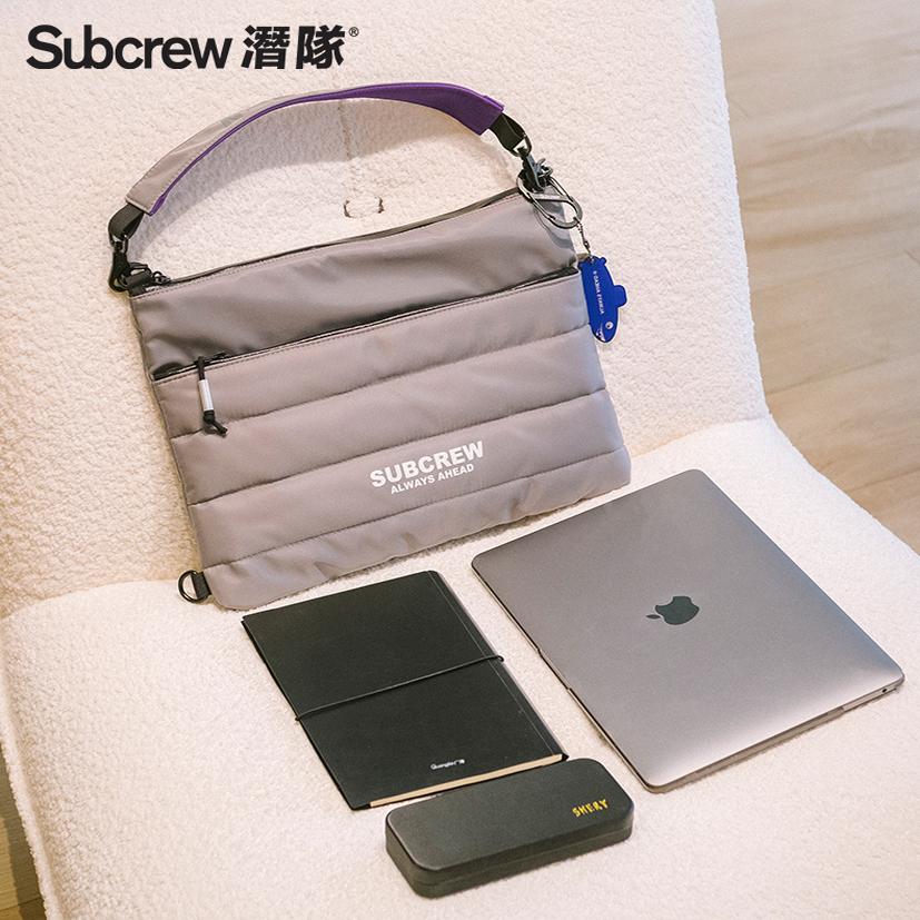 サブクルー ノートパソコン 14インチ コンピューターバッグ 高級ニッチ 落下防止 耐衝撃 シングルショルダー ハンドバッグ メッセンジャーバッグ 男女兼用