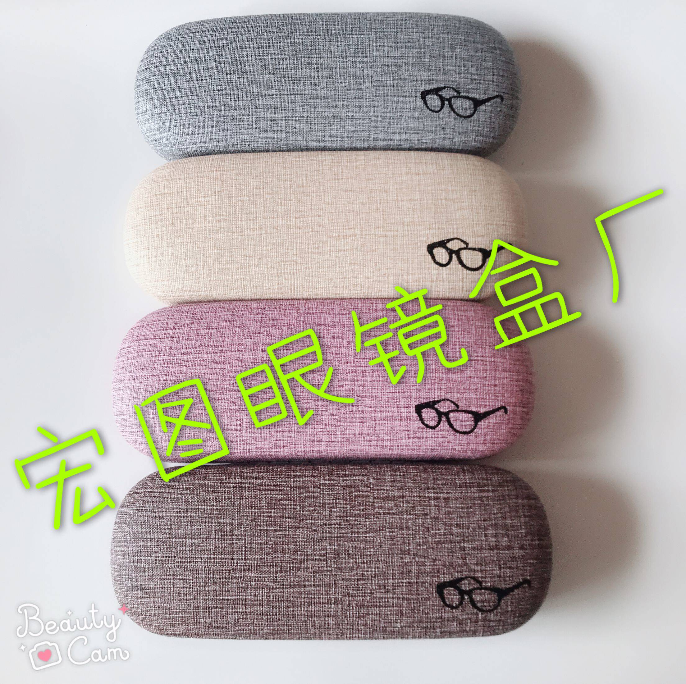 Manufacturer Direct sales batch customized upscale men and women fashion retro students old flowers near eye mirror box can print LOGO