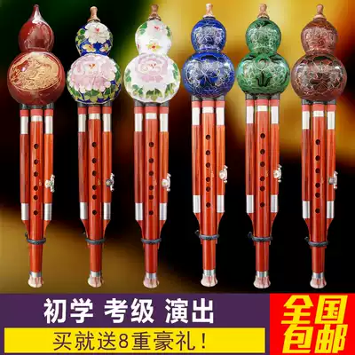 Hulusi C downgrade B cloisonne mahogany musical instruments adult children students beginner practice G F D A