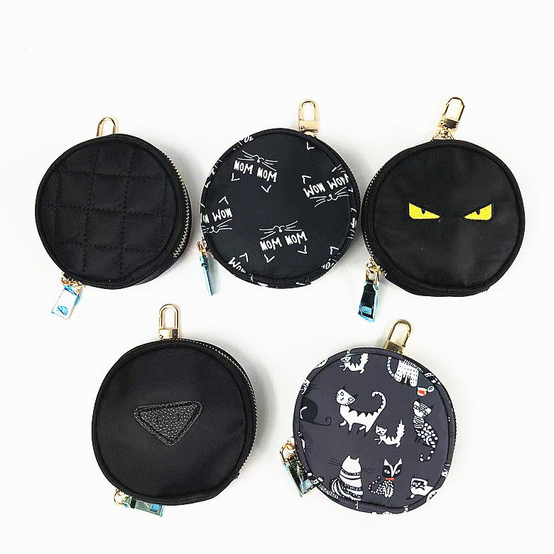 Mini Round Zero Wallet Fashion Cute Coin Bag Laced Small Wallet Oxford Burqa Bag Key Bag Katong Bag