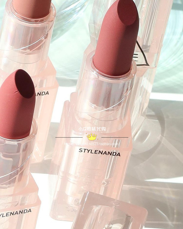 Korean Counter 3Ce Clear Layer Acrylic Lightweight Matte Long-Lasting Lipstick First and Second Season