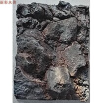 PU Background board 3d Solid water group Three lakes Light Seawater Fish Tank Climbing the Canopy Rain forest View House Hotel Decoration