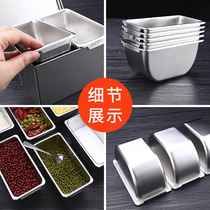 Stainless Steel Seasoning Case Flip Sauce cartridge cover Home Kitchen Containing Hotel Ice Powder Ingredients box Placed for commercial use