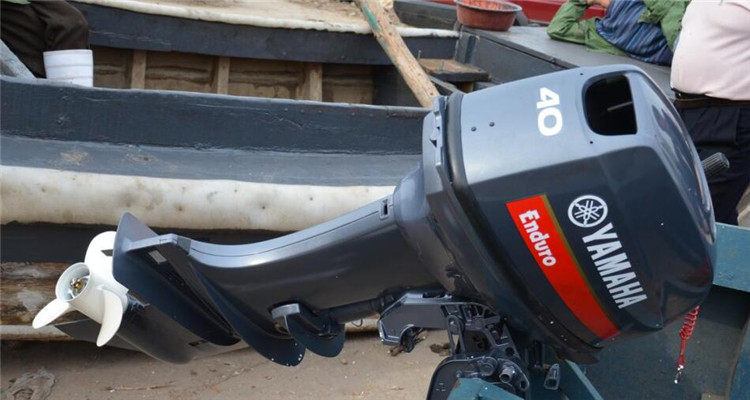 Original loading mountain leaves 40 horsepower 2 stroke boat outboard motor thruster aluminum alloy boat with steering wheel