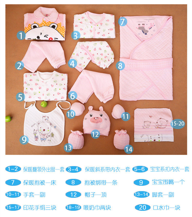 Coffret cadeau pour nouveau-né - Vêtements + Fournitures - Ref 1953137 Image 18