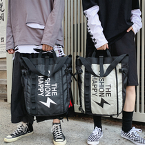 Schoolbags for men and women Korean version of ins tide Harajuku harbor wind ulzzang high school students Tide brand backpack