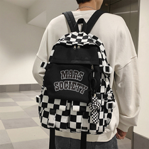 Double Shoulder Bag Men Tide Card Original Little Crowdbag Men College Students High School Campus Backpack Personality Brief Travel Bag