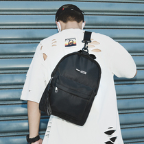 Mens Chest Bag Trendy Brand Functional Crossbody Bag Mens Cycling Bag Casual Sports Shoulder Bag Boys Small Backpack