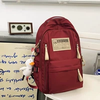 Красный средний номер [+милый утиный кулон]