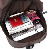 Мужской ноутбук для отдыха, школьный рюкзак для школьников, полиуретановая сумка через плечо для путешествий, в корейском стиле