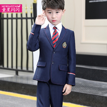 Child star sparkle Boy piano dress Performance suit Boy suit jacket Childrens suit suit Autumn and winter