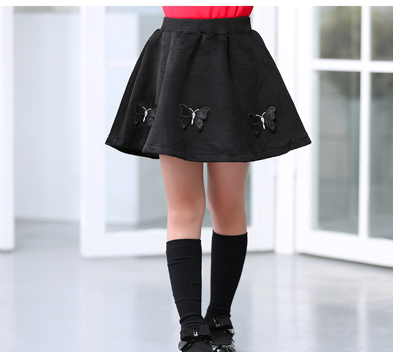 Jupe fillette MORSAISTAR en mélange - Ref 2048905 Image 32