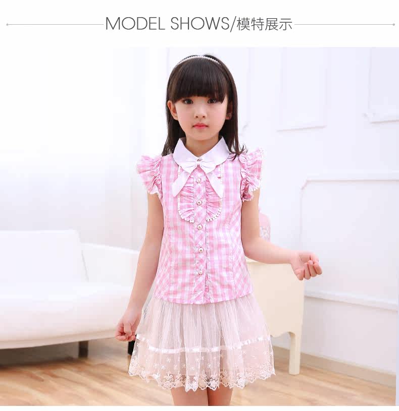 Chemise fille MORSAISTAR à manche courte - Ref 2086405 Image 29