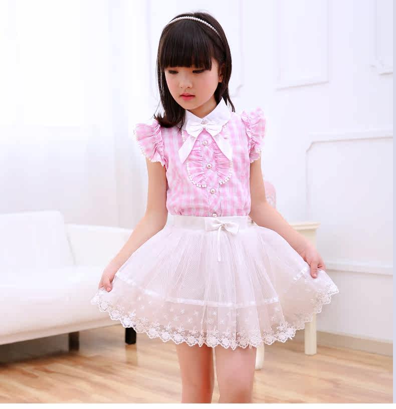 Chemise fille MORSAISTAR à manche courte - Ref 2086405 Image 31