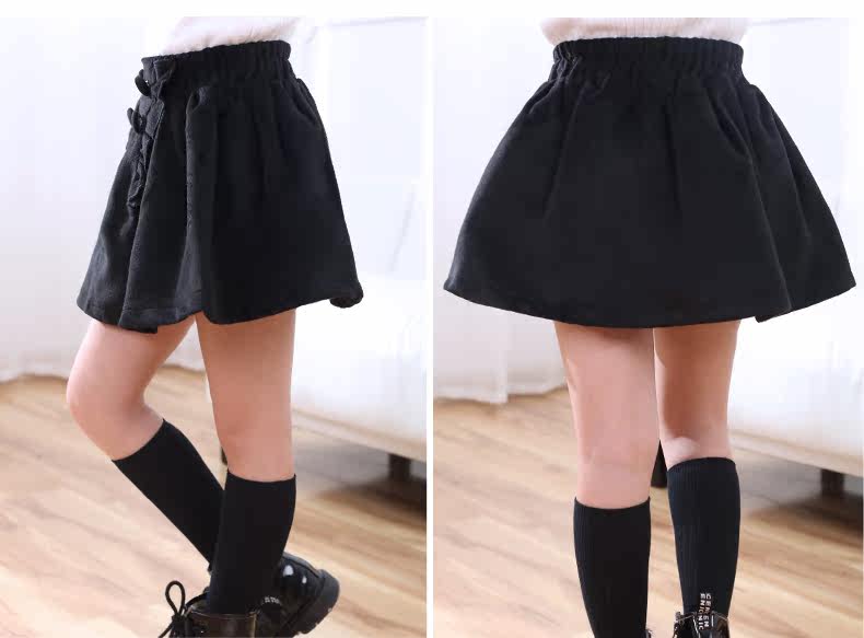 Jupe fillette MORSAISTAR en mélange - Ref 2048905 Image 36