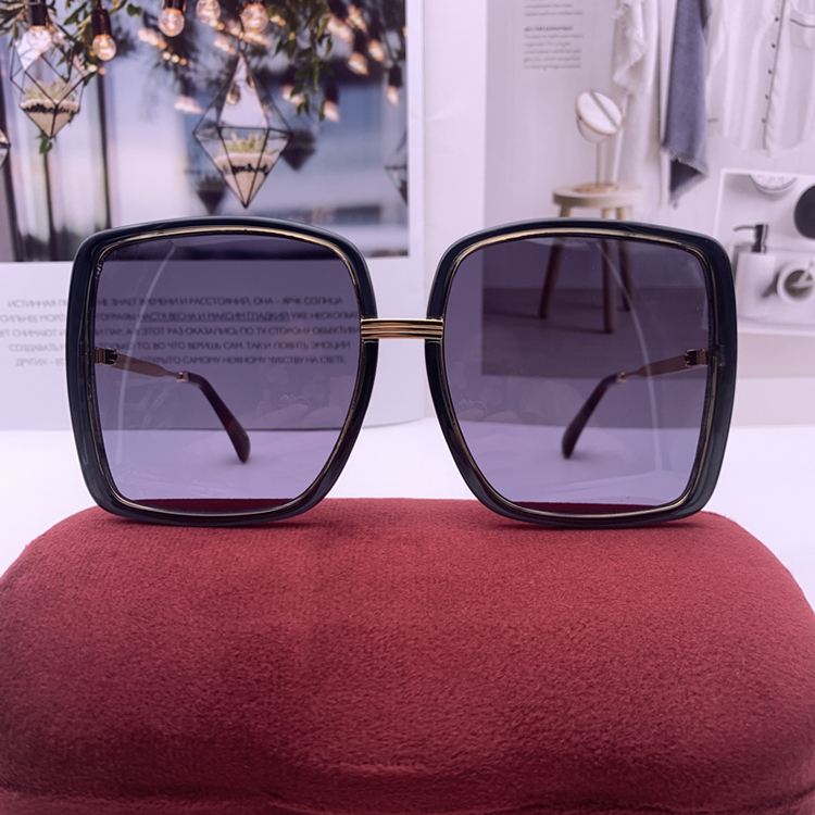 Frame And Flakemulsme   21 new year G Home payment Sunglasses gg0903 Oversized frame jelly tan Sun glasses ultraviolet-proof