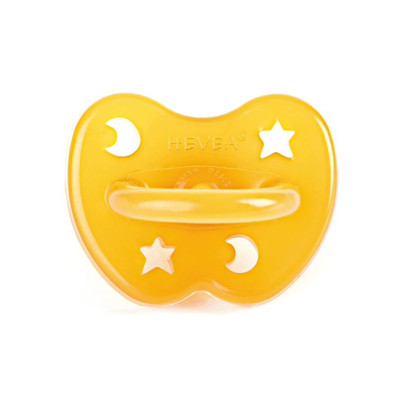 Hevea Three -leaf tree pure latex baby soothing pacifier and sleepy sleeping baby comfort